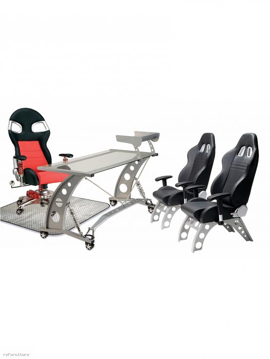meble samochodowe krzesła fotele biurka inspirowane wyścigami samochodowymi Polska