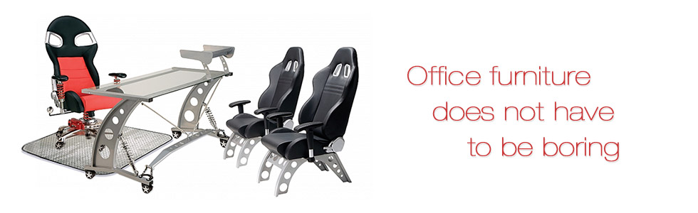 meble samochodowe krzesła fotele biurka inspirowane wyścigami samochodowymi Polska